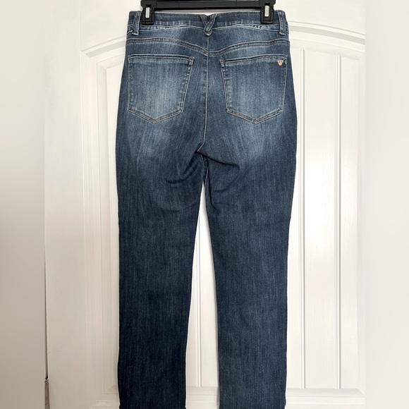 Wit & Wisdom Ab'Solution High Waist Raw Hem Skinny Crop Jeans - Picture 9 of 12